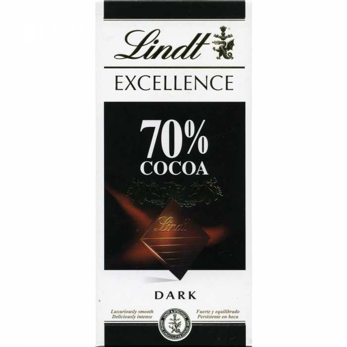 Chocolat lindt 70 cacao