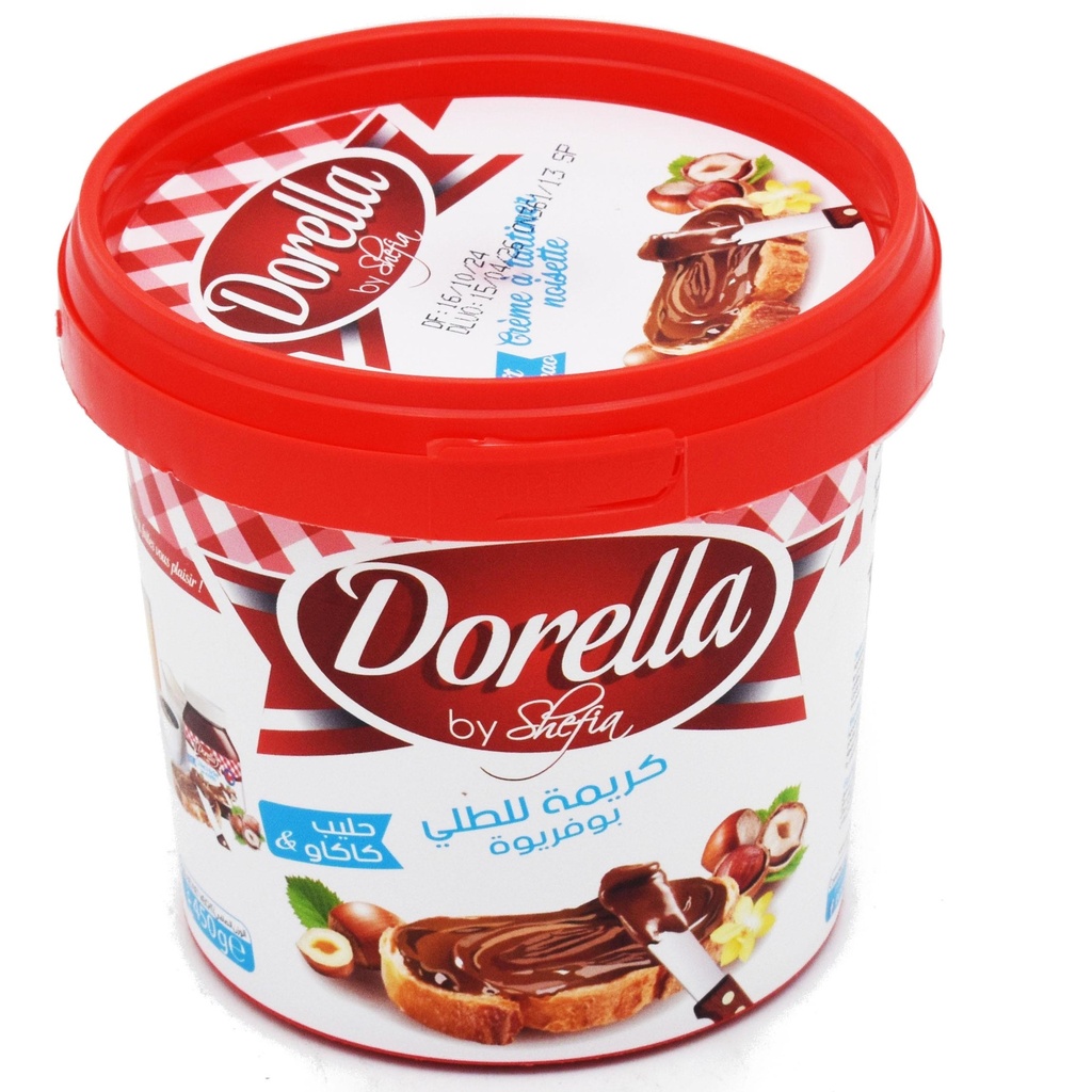 Creme a tartiner noisette dorella 1kg